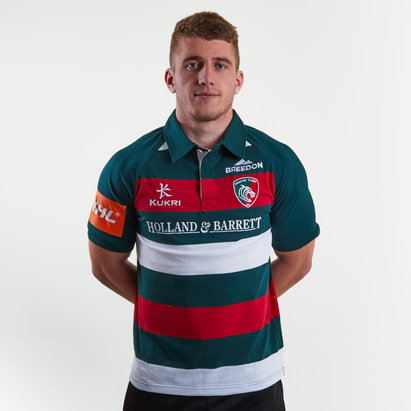 Leicester Tigers Kukri Men's 2019-20 Rugby Training Jersey New Grey 