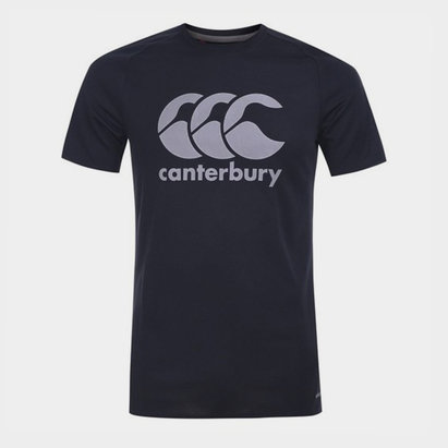 Canterbury Large Logo Poly T Shirt Mens