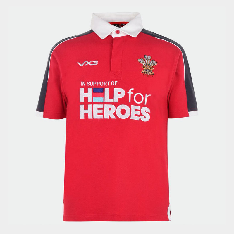 VX-3 3 Help 4 Heroes Wales Shirt Mens