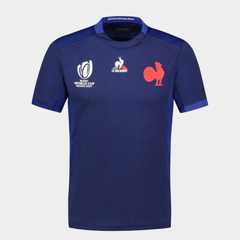 Le Coq Sportif France RWC 2023 Home Mens Rugby Shirt