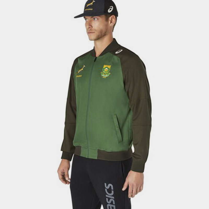 Asics South Africa Springboks 2021 Presentation Jacket Mens