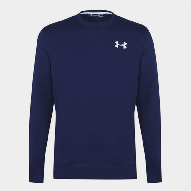 Under Armour Armour Rival Solid Fitted Sweatshirt Mens