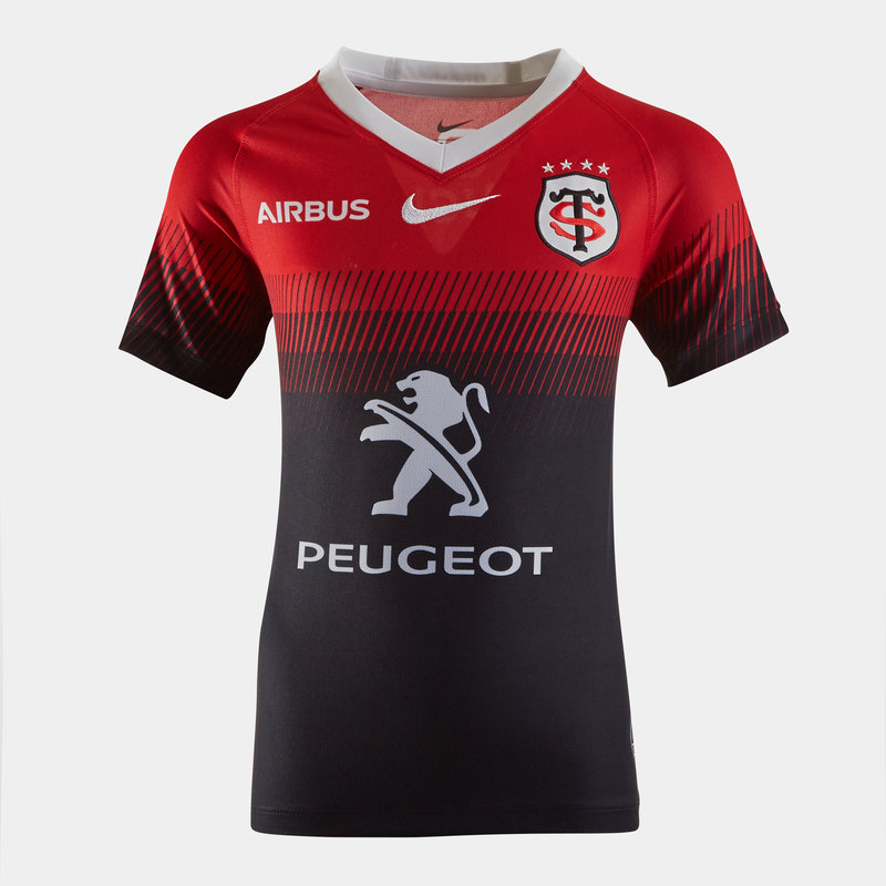 Toulouse 2019 20 Kids Home S S Replica Rugby Jersey