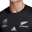 adidas New Zealand All Blacks RWC 2019 Home S/S Rugby Shirt