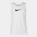 Cross Over Tank Top Mens White