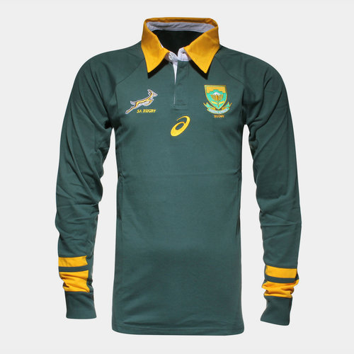 long sleeve springbok rugby jersey