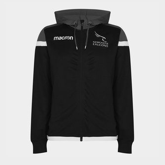Newcastle Falcons Full Zip Hoodie Mens