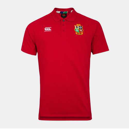 British and Irish Lions Pique Polo Shirt Mens