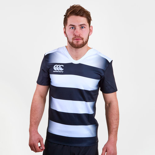 Canterbury Men's Rugby Jersey England Rugby Hooped Challenge Jersey New 