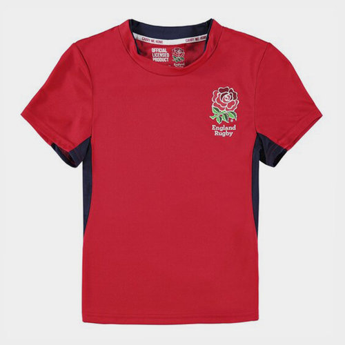 England Rugby Poly T Shirt Junior Boys