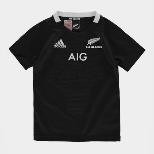 New Zealand All Blacks 2019/20 Home Kids S/S Shirt