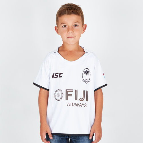 Fiji 2018/19 Kids Home S/S Replica Rugby Shirt