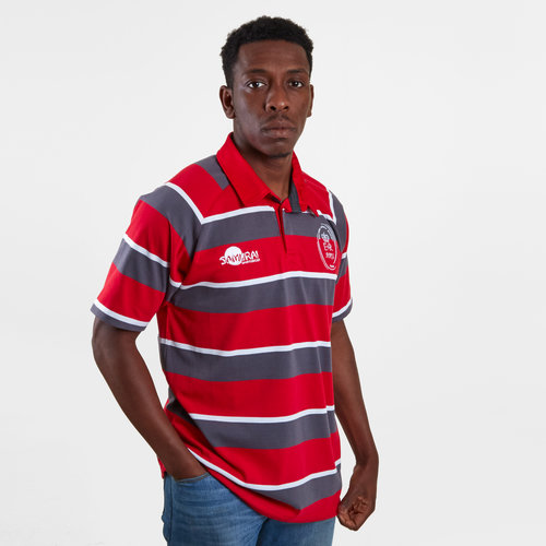 Army Rugby Union Signature Hooped Polo Shirt